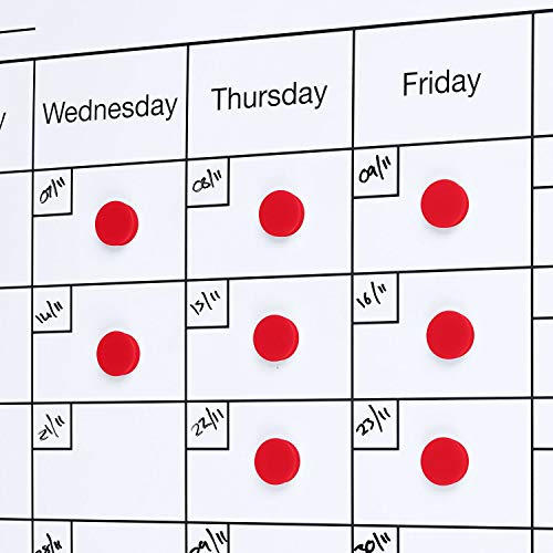 Colourful Round 25mm Whiteboard Magnets, Assorted Colours