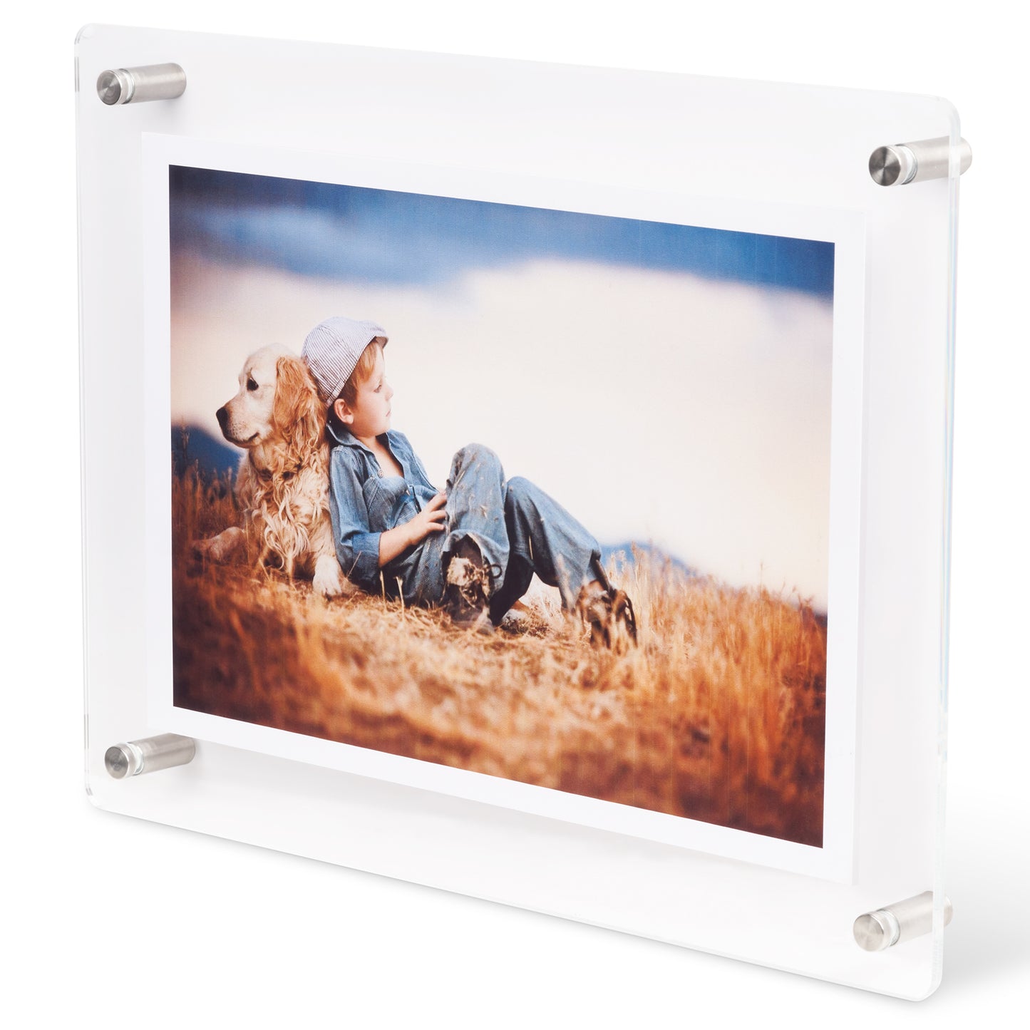 Scribble Wall Mounted Clear Acrylic Photo/Certificate Frame for A4 Prints