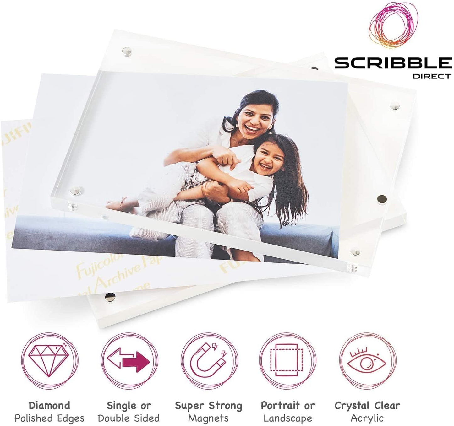 Scribble Acrylic Photo Block benefits