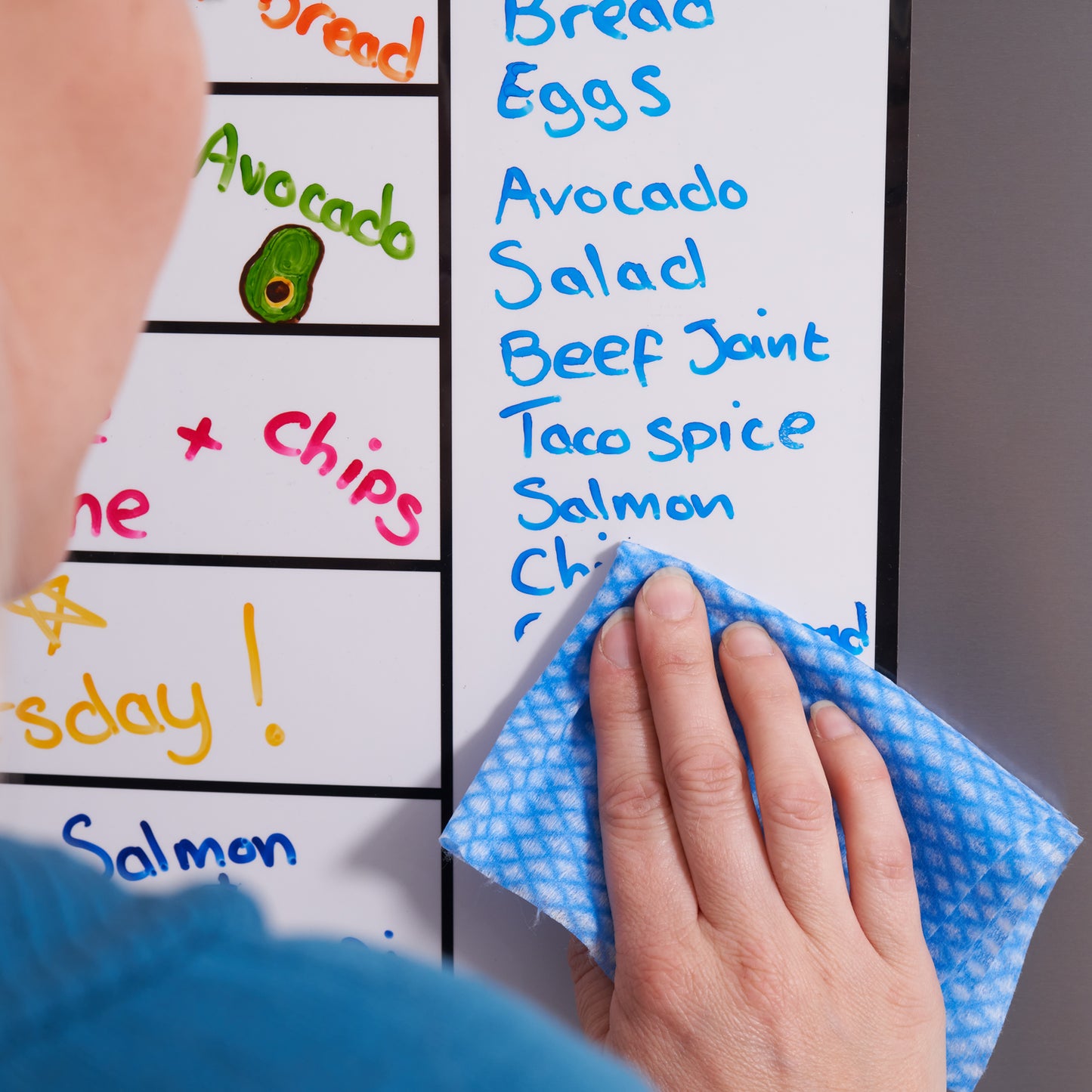 Scribble Fridge Planner dry erase performance