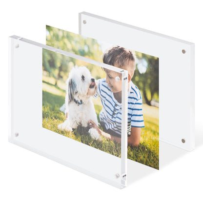 7x5 Magnetic Acrylic Photo Block