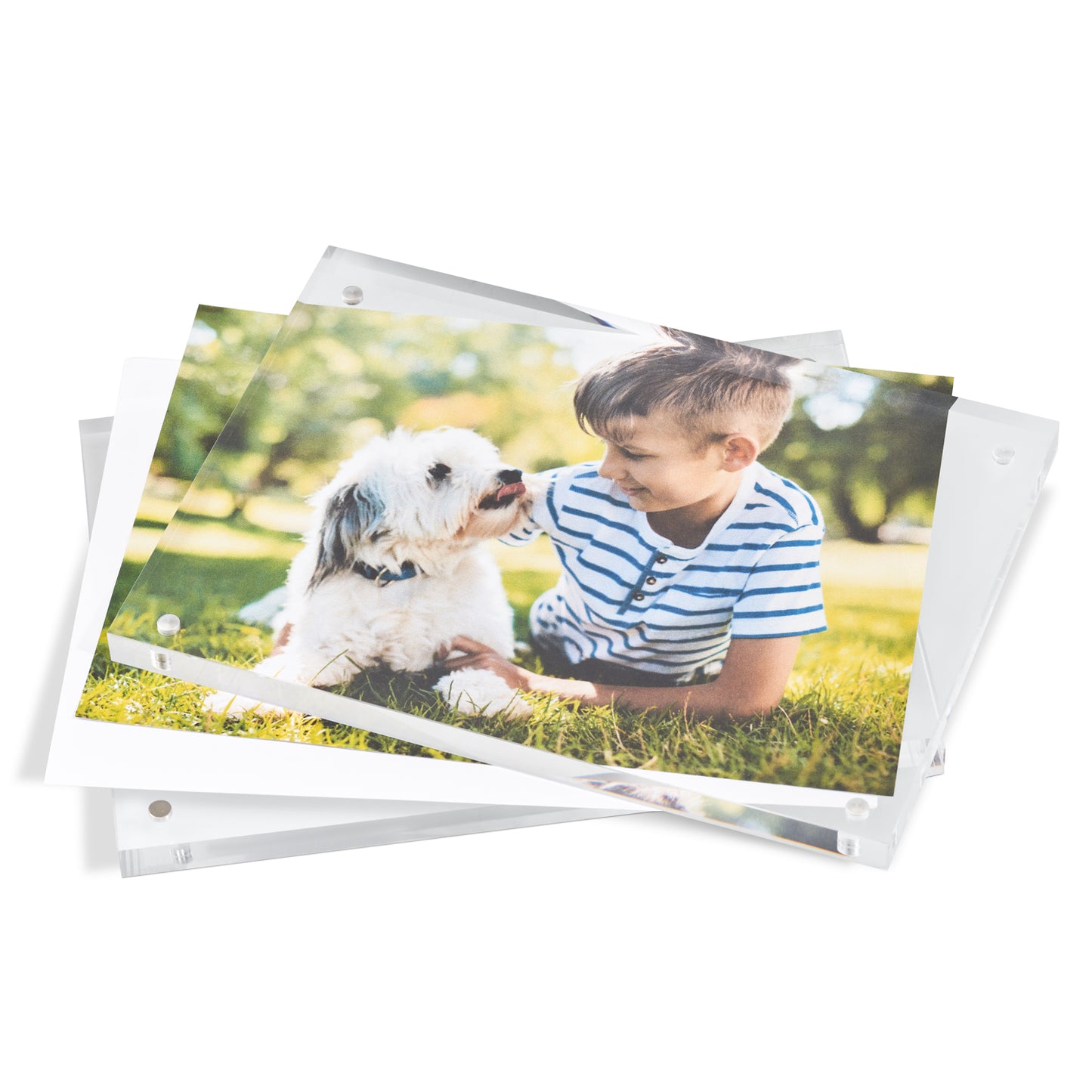 7x5 Magnetic Acrylic Photo Block