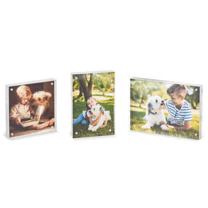 Our ACB family. 6x4, 5x5, & 7x5 Acrylic photo blocks