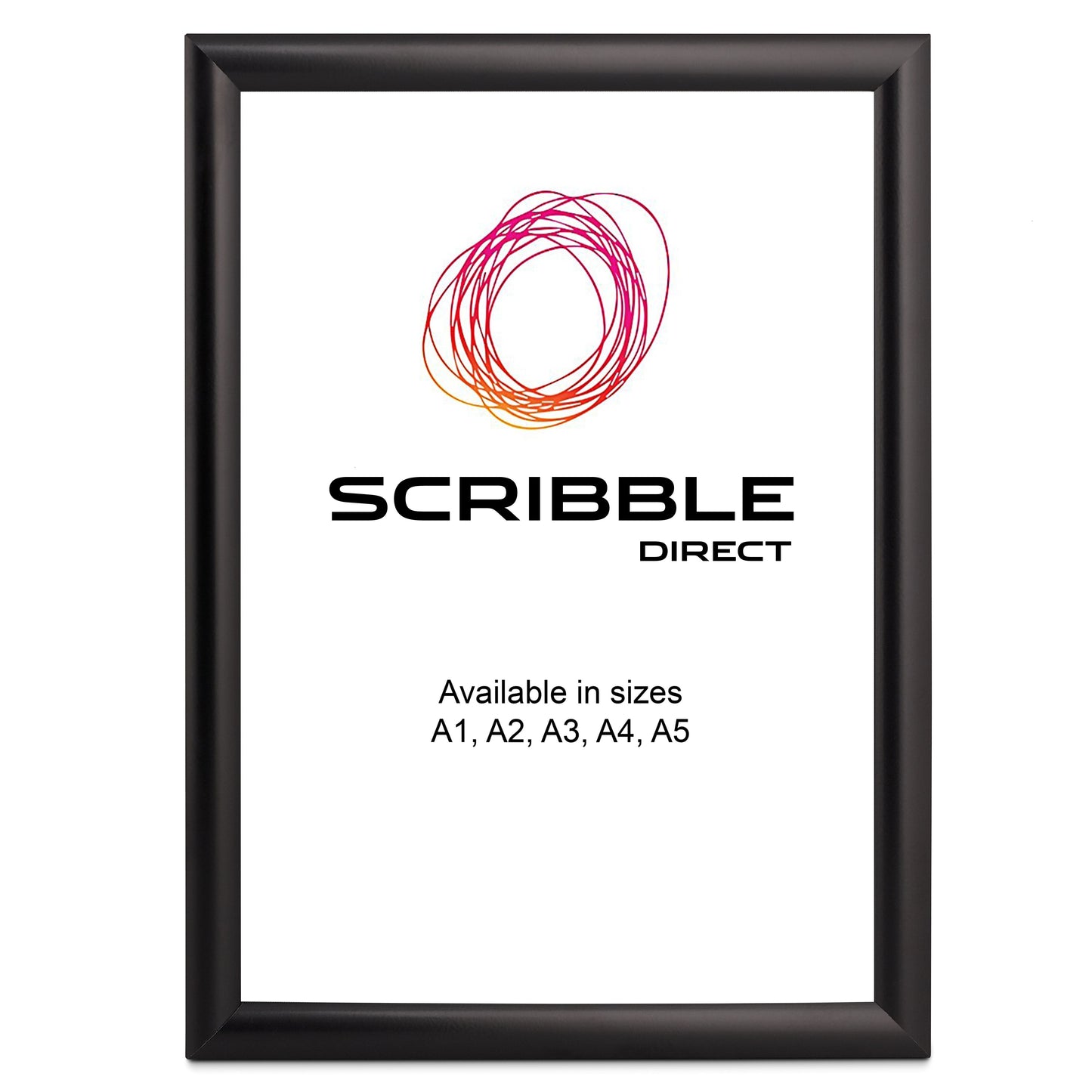 A4 Black Snap Frame