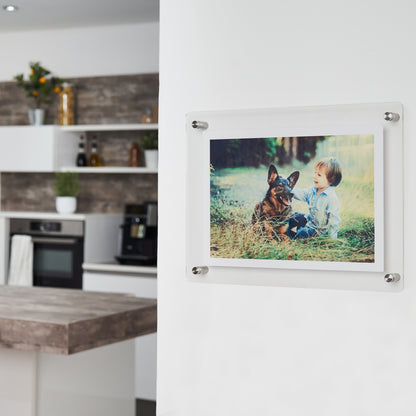 Acrylic Wall Mounted Photo Frame