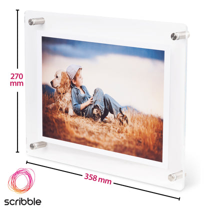 Acrylic Wall Mounted Photo Frame