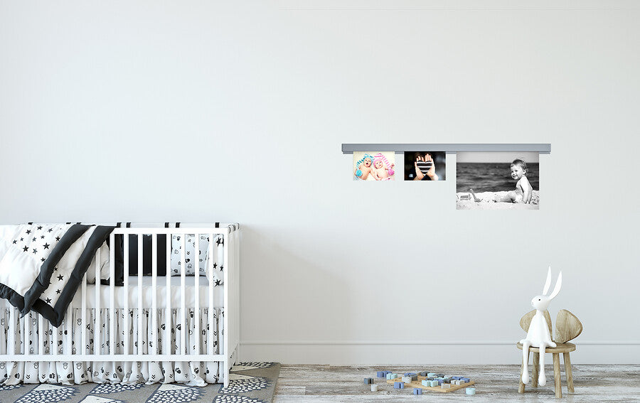 Info Rail in an infant's bedroom