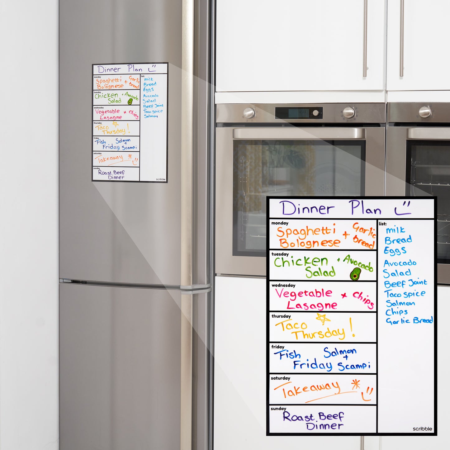 Whiteboard Fridge Planners