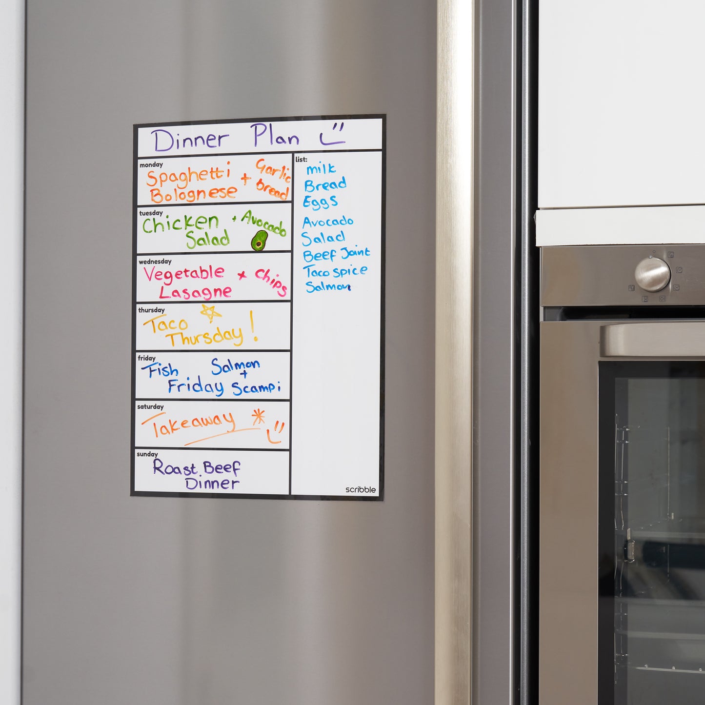 Whiteboard Fridge Planners